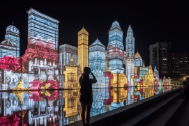 プロジェクタを構成している光学部品の光軸調整